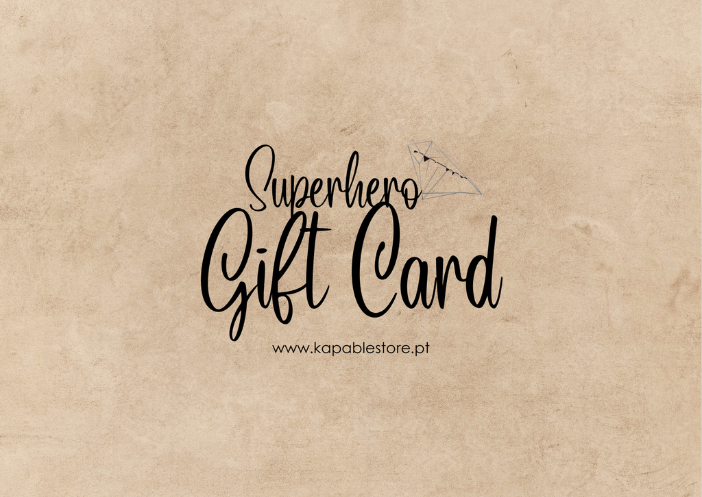 Superhero Gift Card