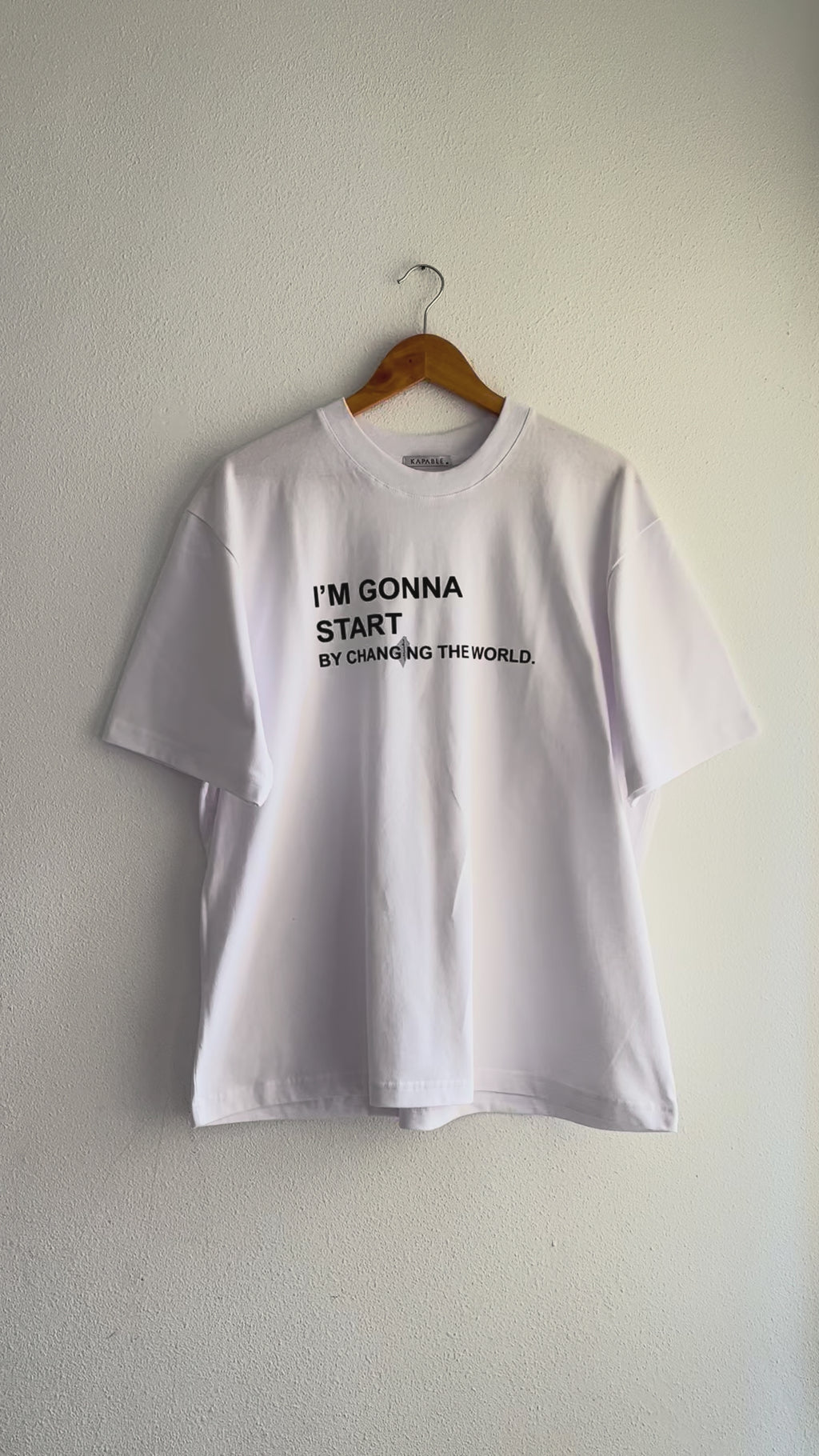 Superhero White T-Shirt